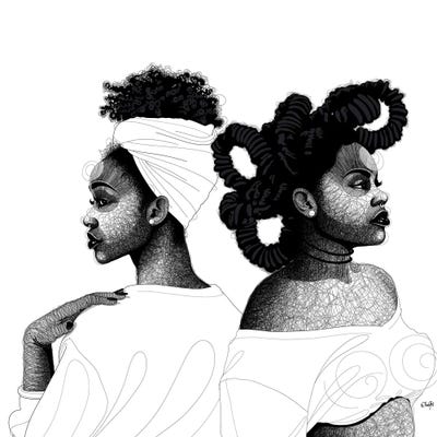 Sisters by Ohab TBJ acrylic art print