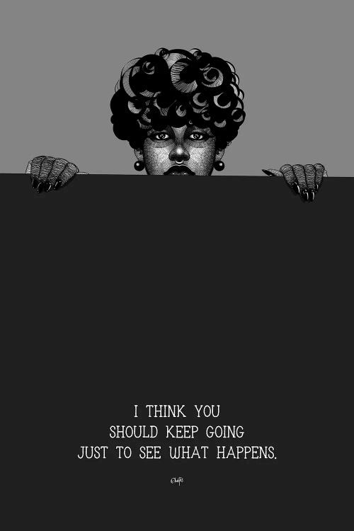 I Think You Should by Ohab TBJ wall art