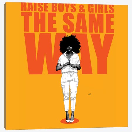 Raise Boys And Girls The Same Way Canvas Print #TBJ31} by Ohab TBJ Canvas Art Print