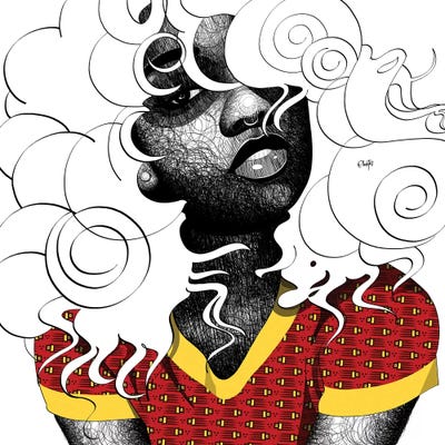 Aziza by Ohab TBJ acrylic art print