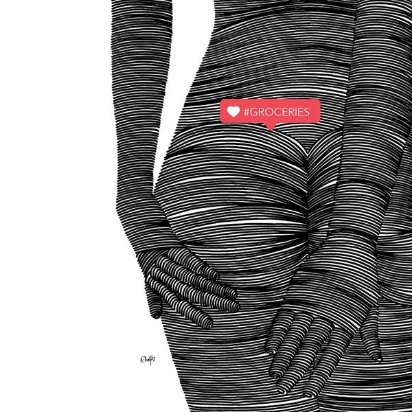 Crude Humor: Groceries by Ohab TBJ