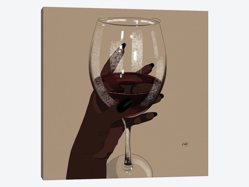 Pour Me A Glass by Ohab TBJ 1-piece Canvas Art Print