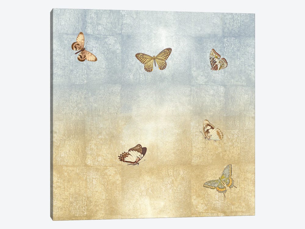 Butterflies II by Tina Blakely 1-piece Canvas Wall Art