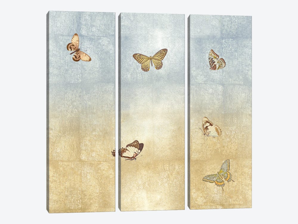 Butterflies II by Tina Blakely 3-piece Canvas Wall Art