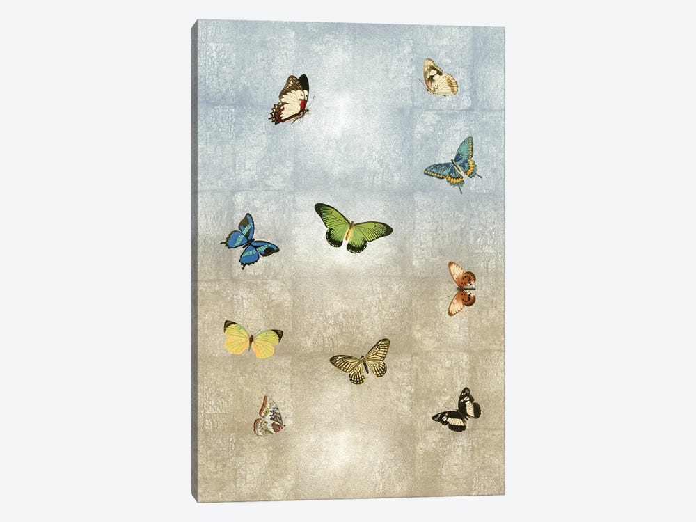 Butterflies Meet Up I by Tina Blakely 1-piece Canvas Art Print