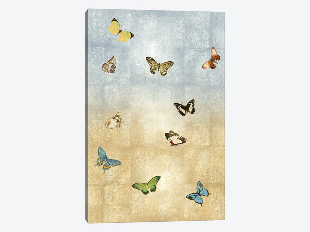 Butterflies Meet Up II by Tina Blakely 1-piece Canvas Artwork