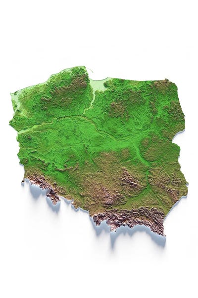 Trobart Maps: Poland by Trobart Maps