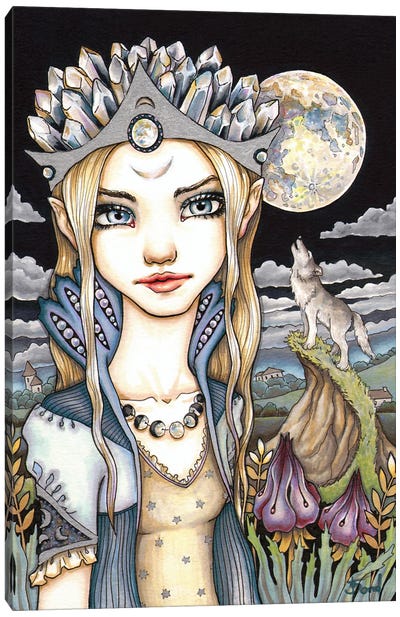 Princess Luna Canvas Art Print - Princes & Princesses