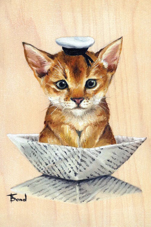 Sailor Cat by Tanya Bond wall art