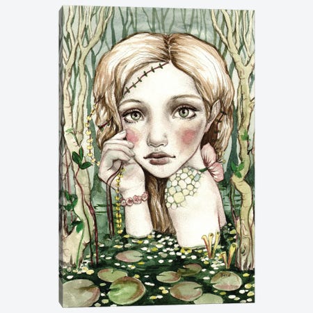 Swamp Sprite Canvas Print #TBN130} by Tanya Bond Art Print