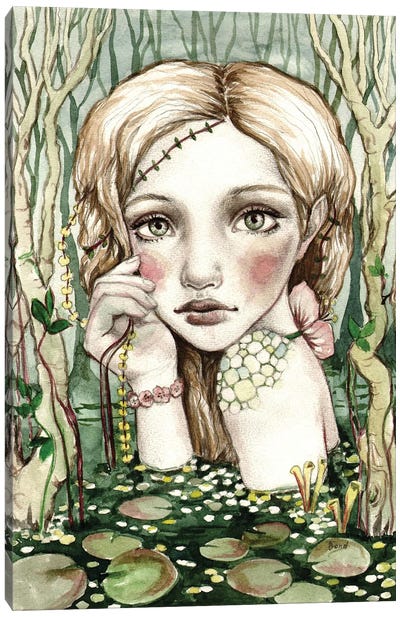 Swamp Sprite Canvas Art Print - Tanya Bond