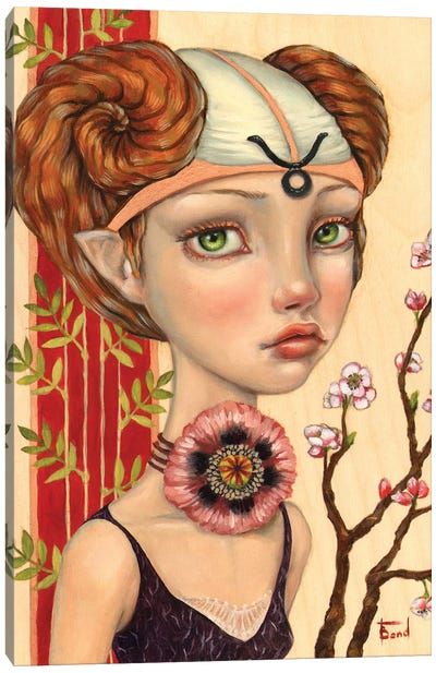 Taurus Girl Canvas Art Print - Tanya Bond