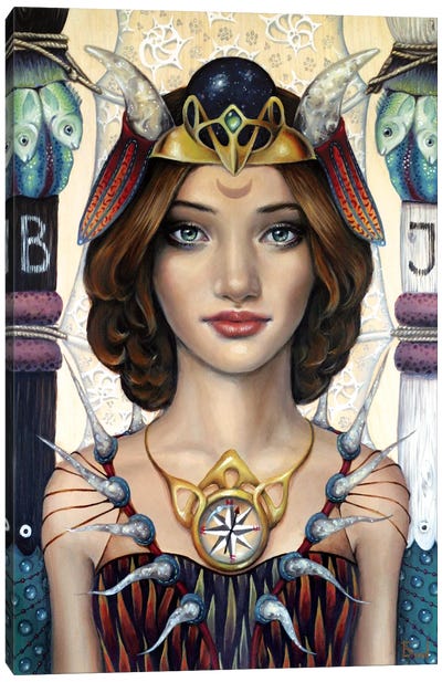 The High Priestess Canvas Art Print - Mythological Figures