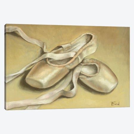 Ballet Shoes Canvas Print #TBN20} by Tanya Bond Canvas Wall Art