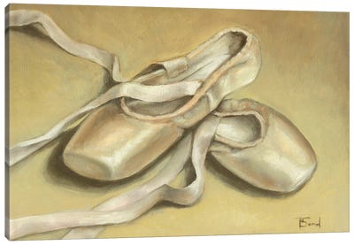 Ballet Shoes Canvas Art Print - Tanya Bond