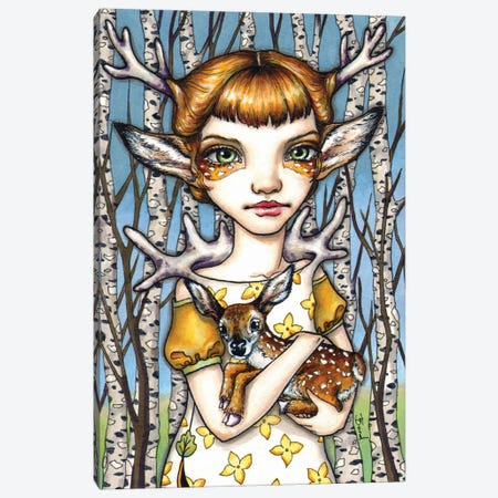 Deer Dorothy Canvas Print #TBN38} by Tanya Bond Canvas Print