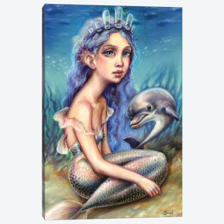 Aquamarina Canvas Print #TBN4} by Tanya Bond Canvas Artwork