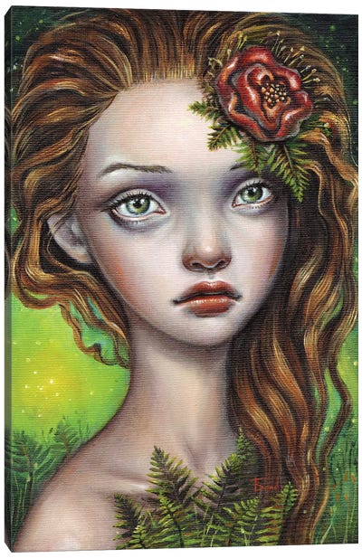 Fern Flower Canvas Art Print - Tanya Bond