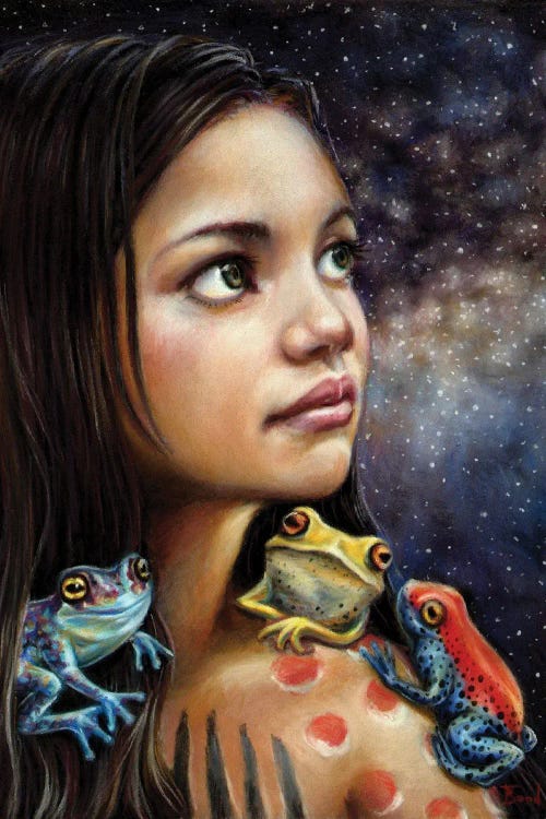 Frog Guardian by Tanya Bond wall art