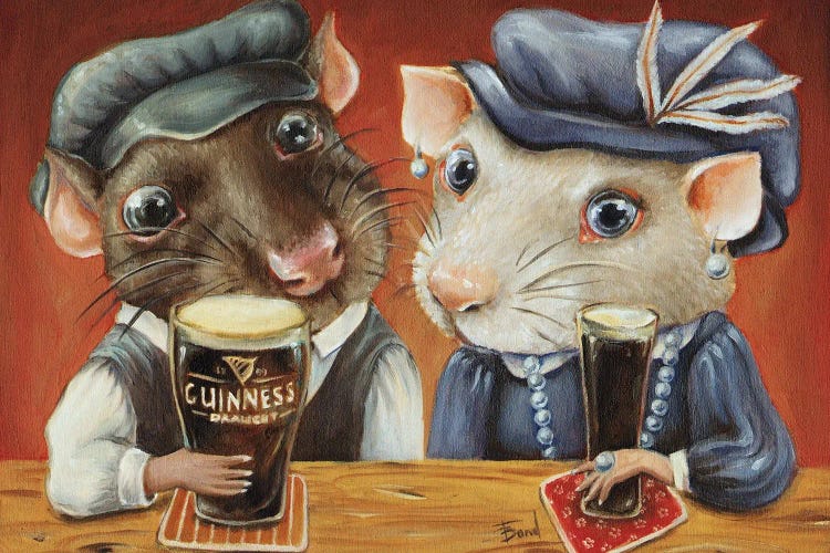 Beer Lovers by Tanya Bond wall art