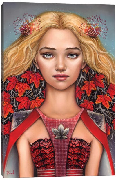 Lady Of Maple Canvas Art Print - Tanya Bond