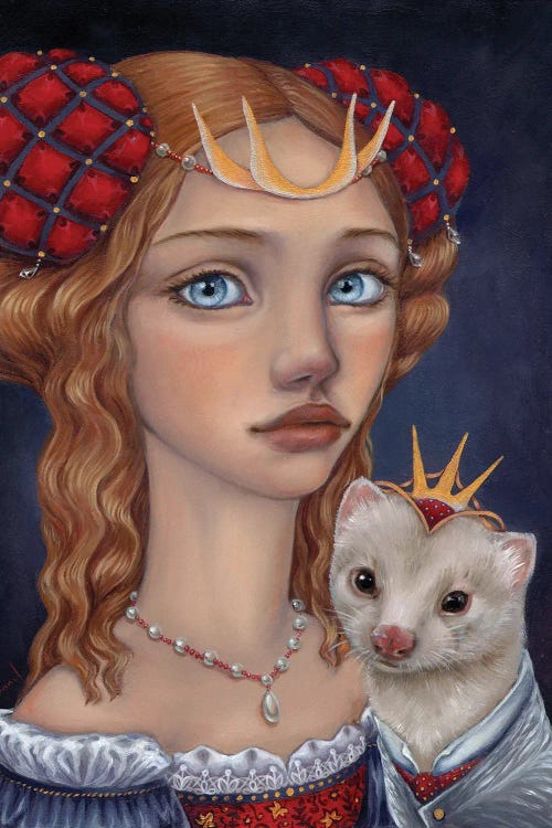 Lady With A Ferret