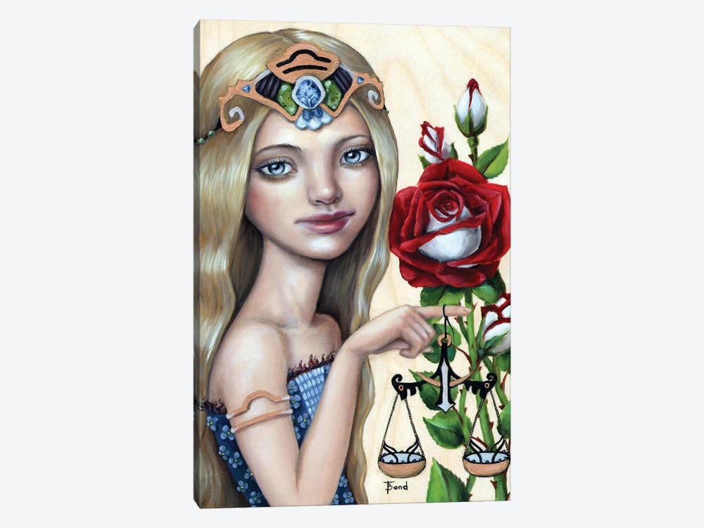 Libra Girl by Tanya Bond 1-piece Canvas Artwork