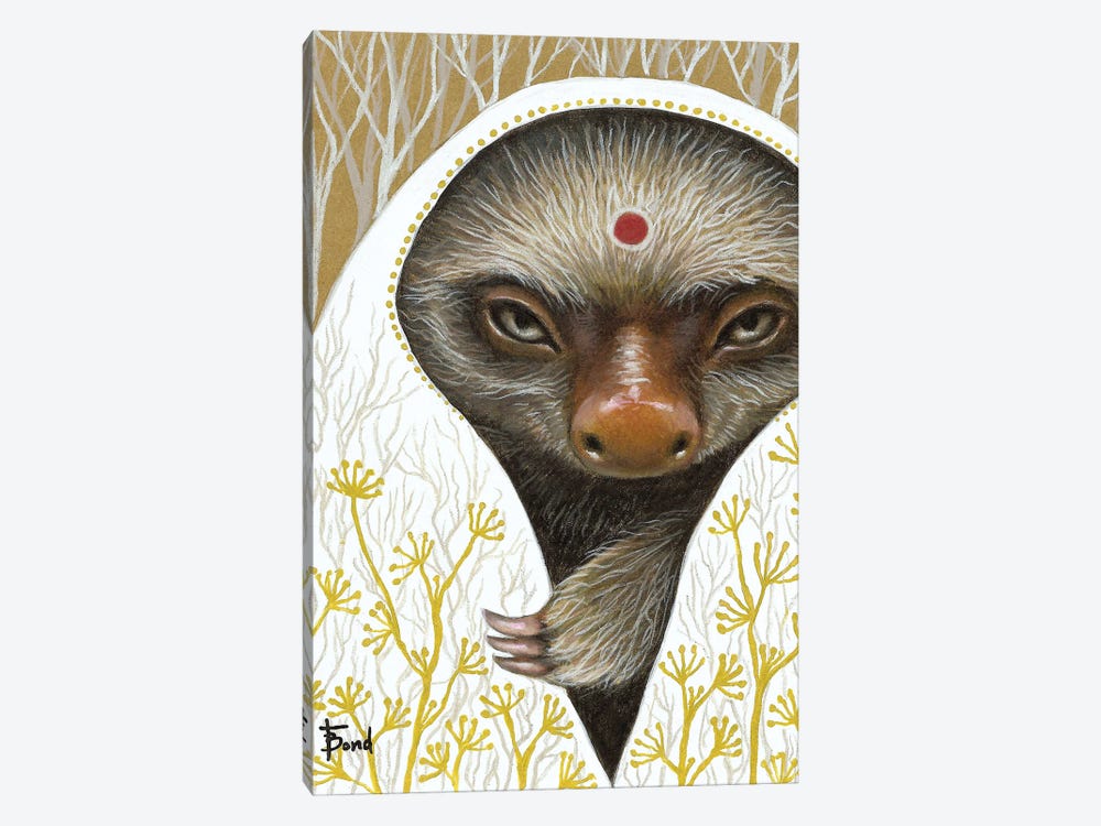 Medicine Sloth by Tanya Bond 1-piece Canvas Art Print