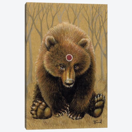 Mr Bear Canvas Print #TBN77} by Tanya Bond Canvas Art