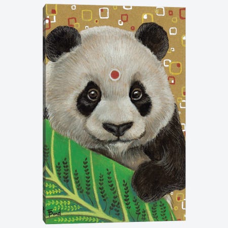 Mr Panda Canvas Print #TBN78} by Tanya Bond Canvas Print