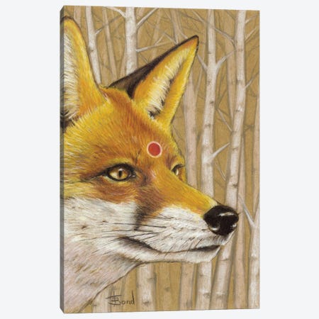 Mr Fox Canvas Print #TBN79} by Tanya Bond Canvas Art Print