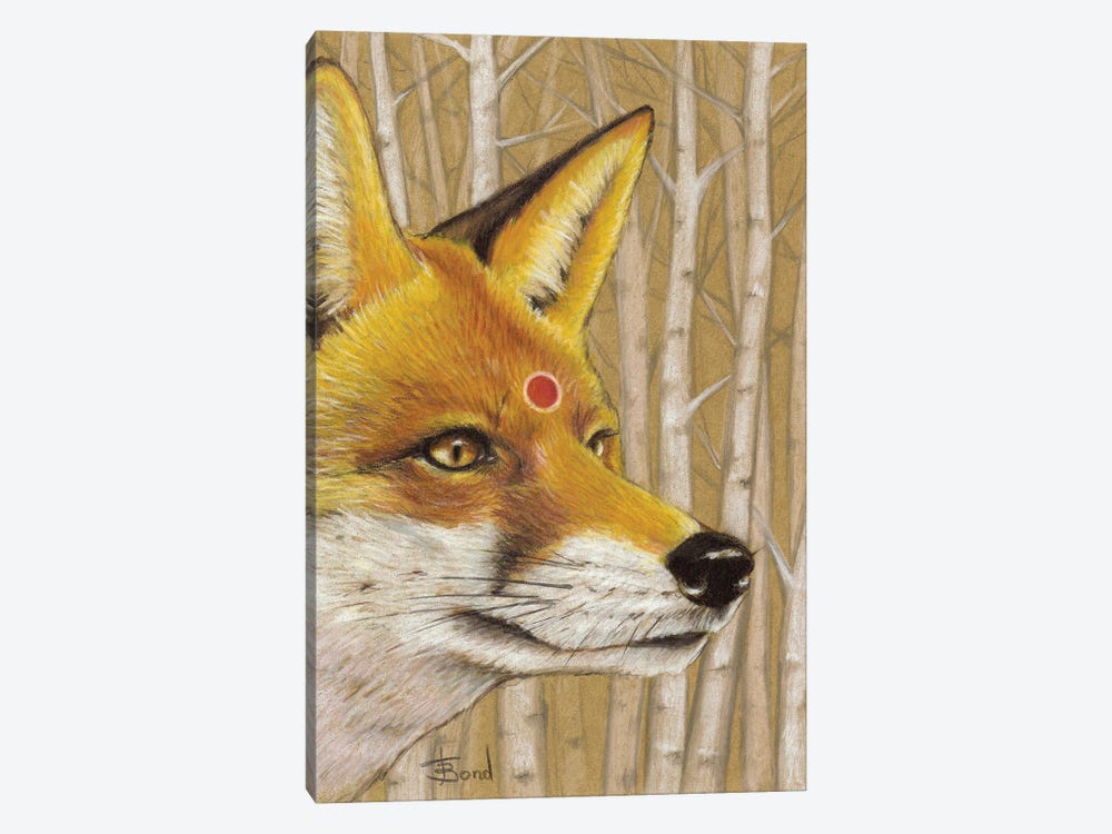 Mr Fox by Tanya Bond 1-piece Canvas Art Print