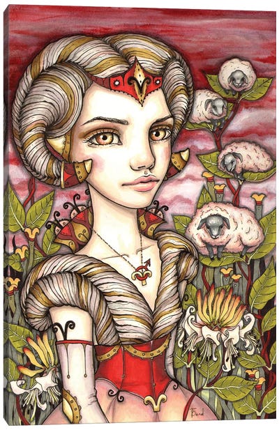 Aries Canvas Art Print - Tanya Bond