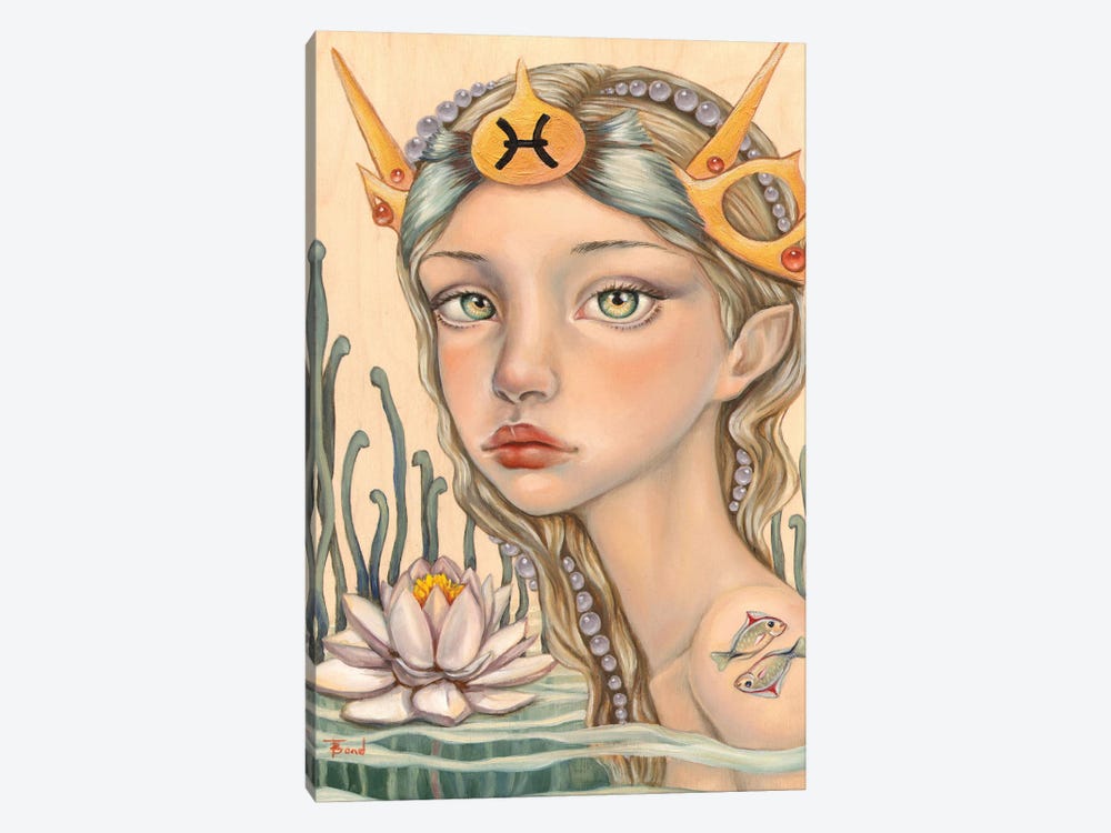 Pisces Girl by Tanya Bond 1-piece Canvas Wall Art