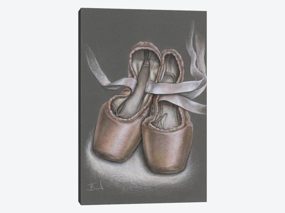Pointe Shoes by Tanya Bond 1-piece Canvas Art Print