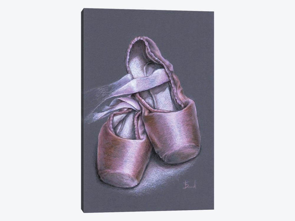 Pointe Shoes I by Tanya Bond 1-piece Canvas Wall Art