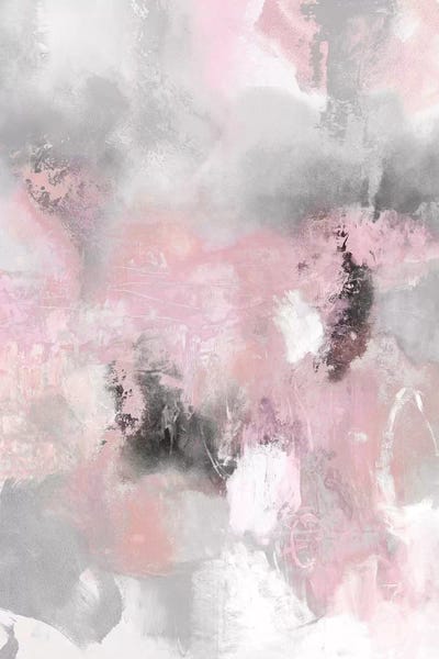 Large Abstract Art - Canvas Prints: Irresistible Blush II by Tate Bridges