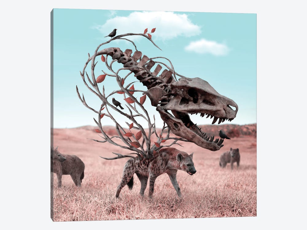Make It Prehistoric by Julien Tabet 1-piece Art Print
