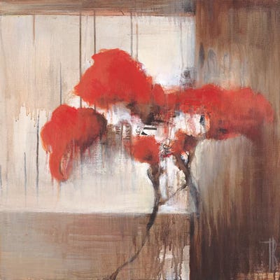 A Solitary Stem I by Terri Burris multi panel art