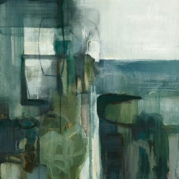 Terri Burris: Blue Geometry by Terri Burris