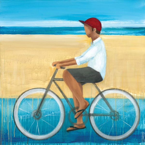 Terri Burris: Bike Ride on the Boardwalk I by Terri Burris