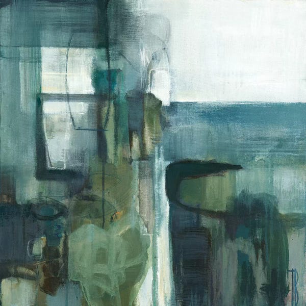 Terri Burris: Blue Geometry by Terri Burris