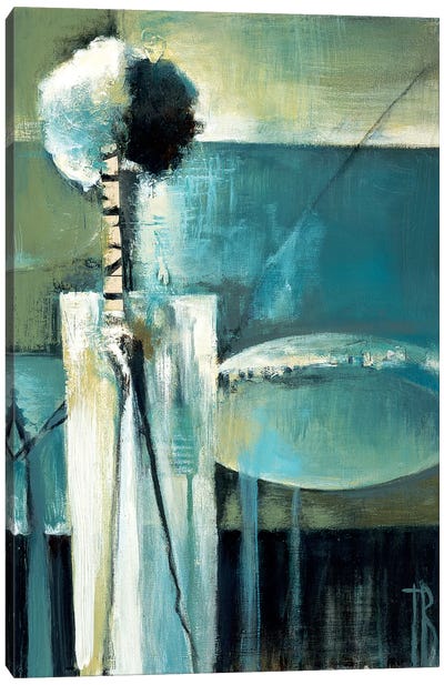 Blue Modern II Canvas Art Print - Terri Burris