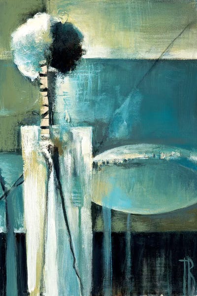 Terri Burris: Blue Modern II by Terri Burris
