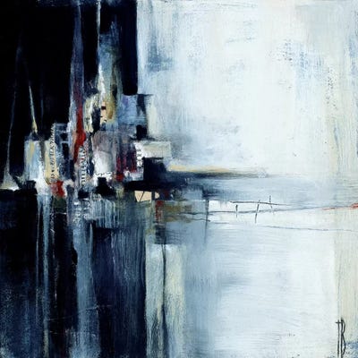 Dark Square by Terri Burris framed wall art