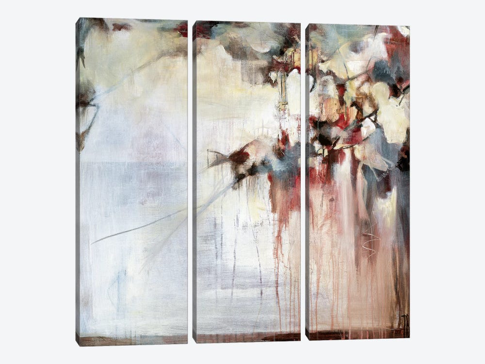 Disappearing Flowers by Terri Burris 3-piece Canvas Art Print