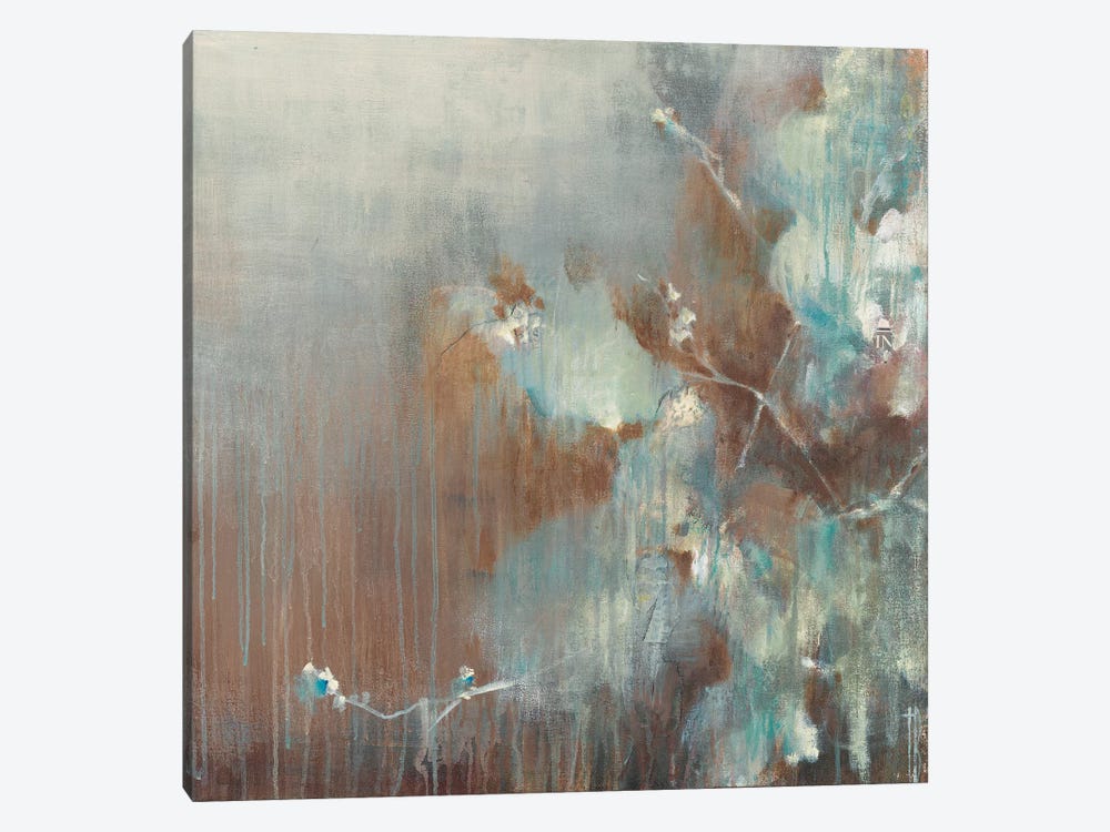 Flowers in the Morning Fog by Terri Burris 1-piece Canvas Print