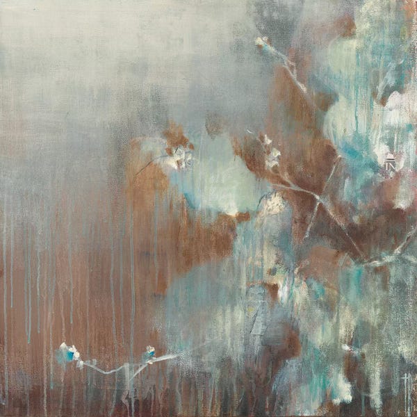 Terri Burris: Flowers in the Morning Fog by Terri Burris