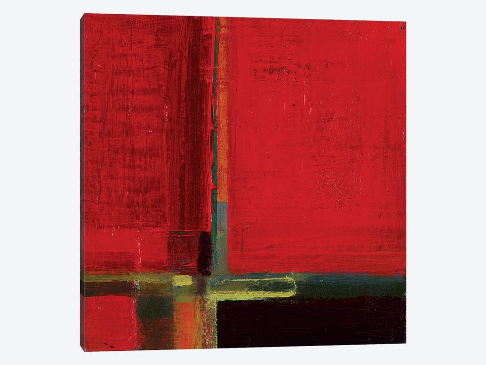 Perspectives in Color Red by Terri Burris 1-piece Canvas Art