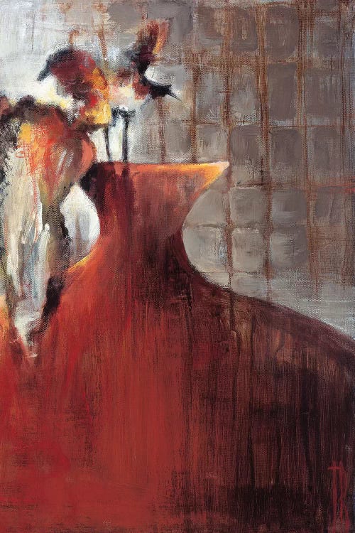 Persimmon Vase I by Terri Burris wall art